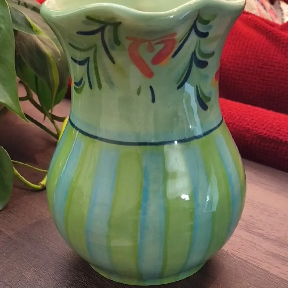 Gail Pittman Provence Ceramic Pitcher 48oz EUC